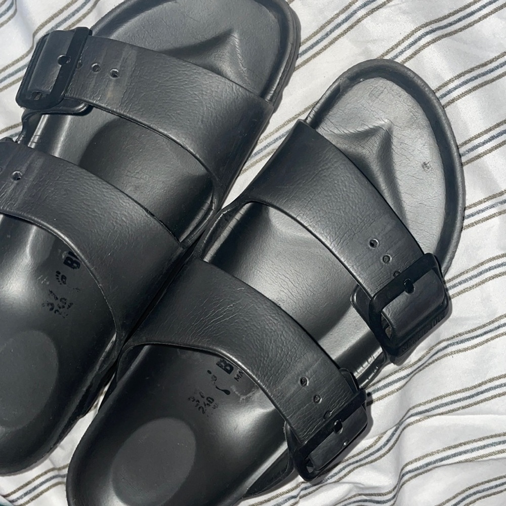 Grey waterproof Birkenstock’s